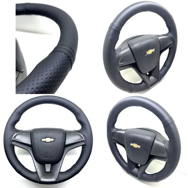 Imagem de Revestimento Couro Volante De Borracha Chevrolet Sonic Lt 2012 2013 2014