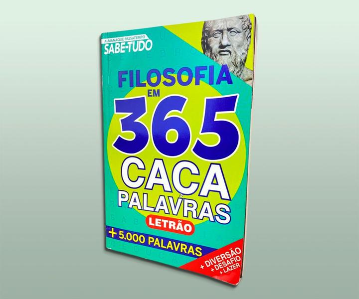 Imagem de Revista Passatempo Almanaque Sabe Tudo 365 Caça Palavras Fácil Edição 1