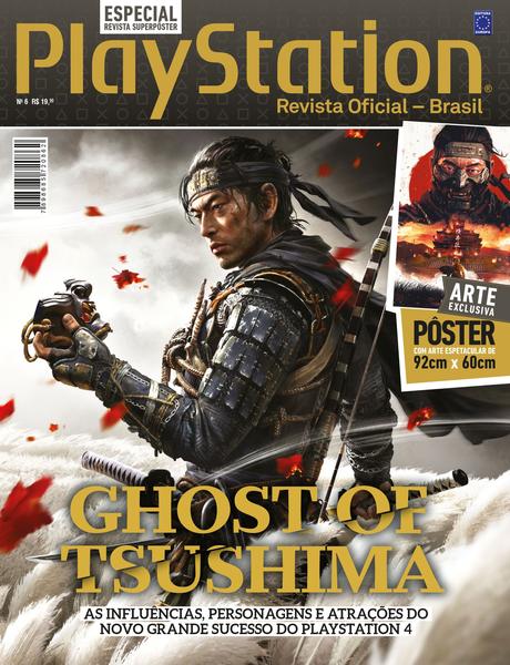 Imagem de Revista superpôster playstation - ghost of tsushima - EUROPA