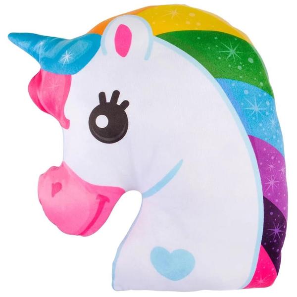 Imagem de Rhode Island Novelty Travesseiro de Unicórnio 16" - Branco, Material Plush