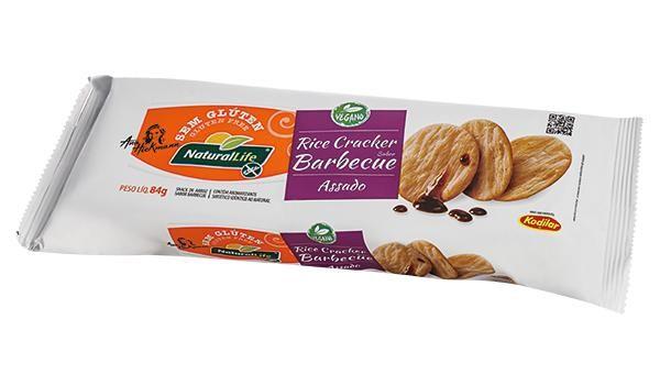 Imagem de Rice cracker sabor barbecue s/ gluten vegano kodilar 84g