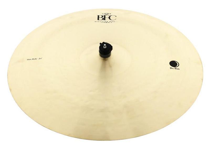 Imagem de Ride BFC Brazilian Finest Cymbals Dry Dark Thin 24 DDTR24 em Bronze B20