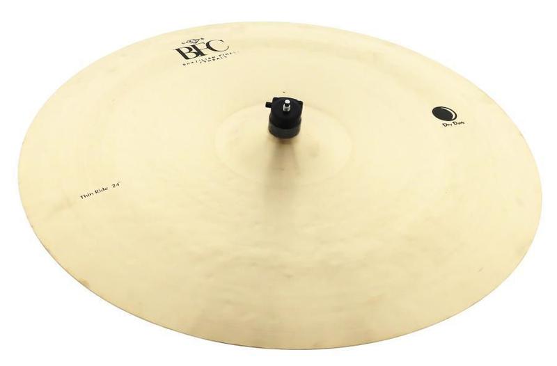 Imagem de Ride BFC Brazilian Finest Cymbals Dry Dark Thin 24 DDTR24 em Bronze B20