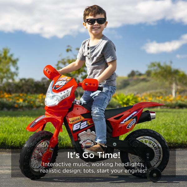 Imagem de Ride On Motorcycle Best Choice Products Kids 6V Red