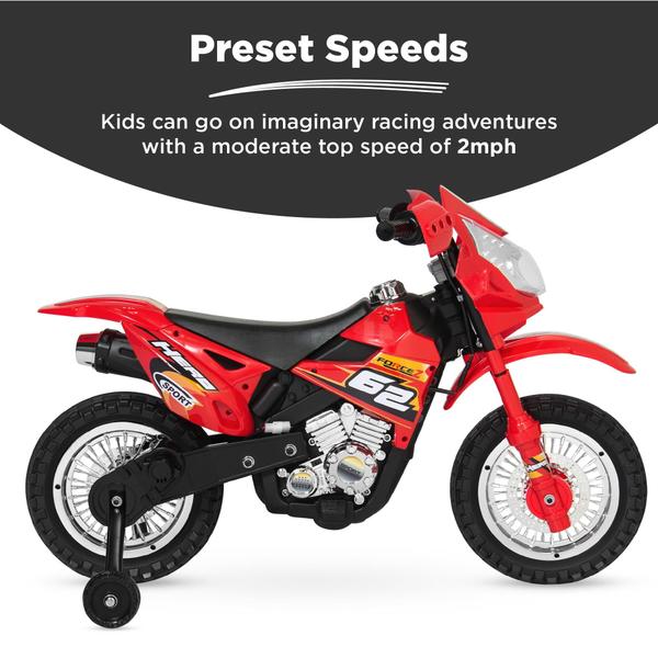 Imagem de Ride On Motorcycle Best Choice Products Kids 6V Red