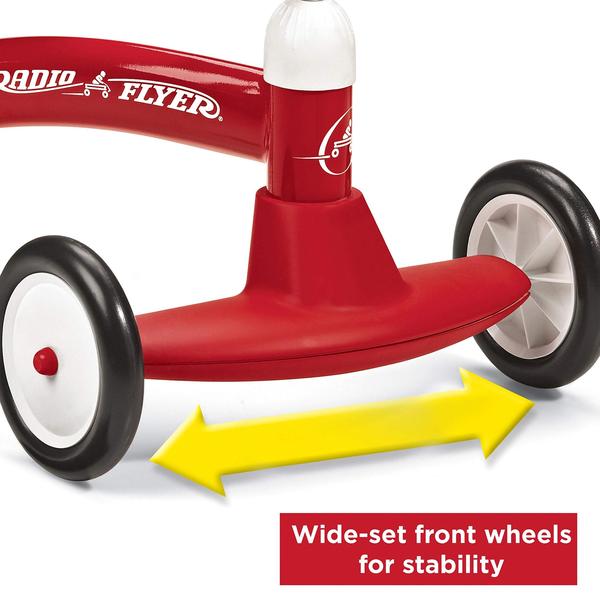 Ride On Toy Radio Flyer Scoot-About para crianças de 1 a 3 anos Imagem de Ride On Toy Radio Flyer Scoot-About para crianças de 1 a 3 anos