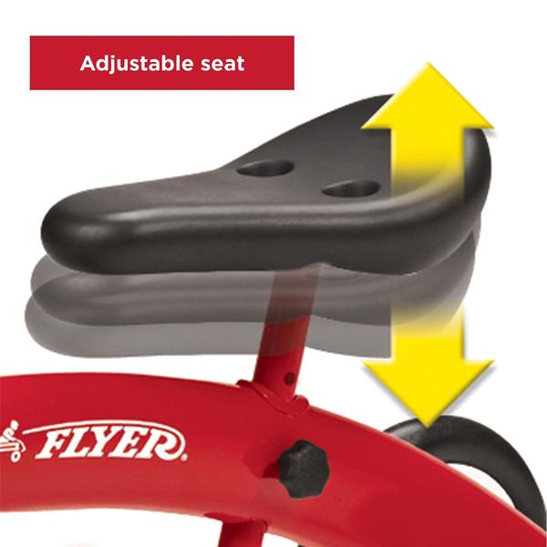 Ride On Toy Radio Flyer Scoot-About para crianças de 1 a 3 anos Imagem de Ride On Toy Radio Flyer Scoot-About para crianças de 1 a 3 anos
