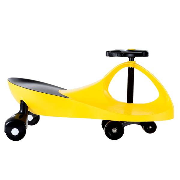 Imagem de Ride On Toy Wiggle Car Lil' Rider para crianças de 3 anos ou mais amarelo