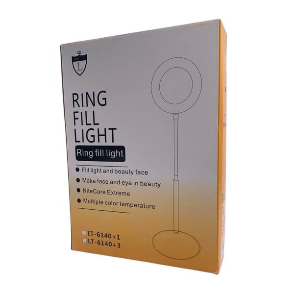 Imagem de Ring Fill Light Studio Fotografia Led Suporte Microfone Smartphone Luz 2 Tamanhos