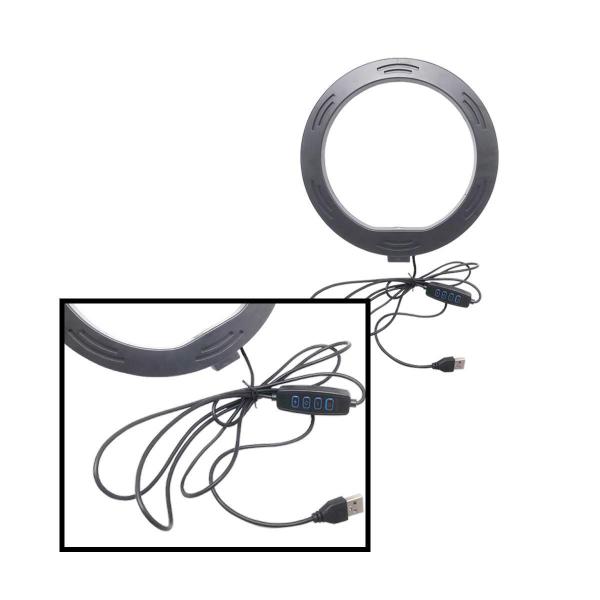 Imagem de Ring Light 10 Com Tripé Grande E Suporte Para Celular Câmera