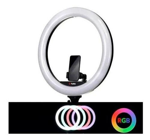 Imagem de Ring Light 12" RGB LED com Tripé 2,11m + Ring Ligth de 8"