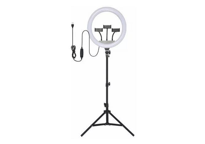 Imagem de Ring Light 14 Polegadas Tripe com Suporte Celular 36cm