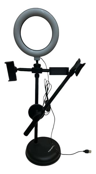 Imagem de Ring Light 16 Cm Led Para Foto Video Lives+2 Suportes