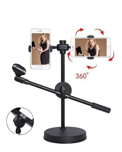 Ring Light 16cm Iluminação Com Suporte Paracelular P/mesa - oem Imagem de Ring Light 16cm Iluminação Com Suporte Paracelular P/mesa
