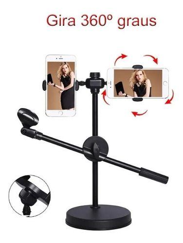 Ring Light 16cm Iluminação Com Suporte Paracelular P/mesa - oem Imagem de Ring Light 16cm Iluminação Com Suporte Paracelular P/mesa