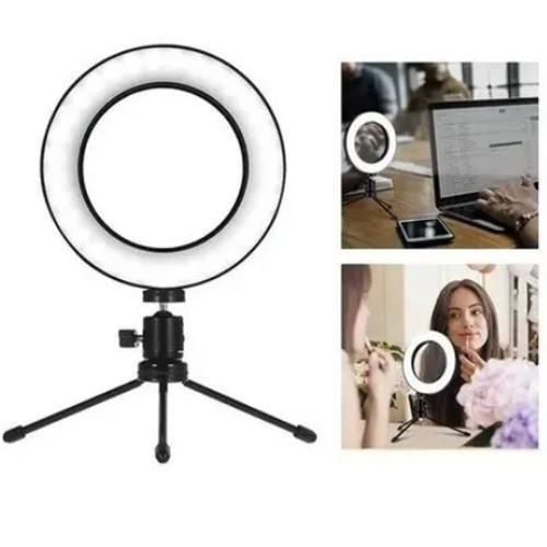 Imagem de Ring Light 16Cm Refletor Luz Iluminador Profissional De Led