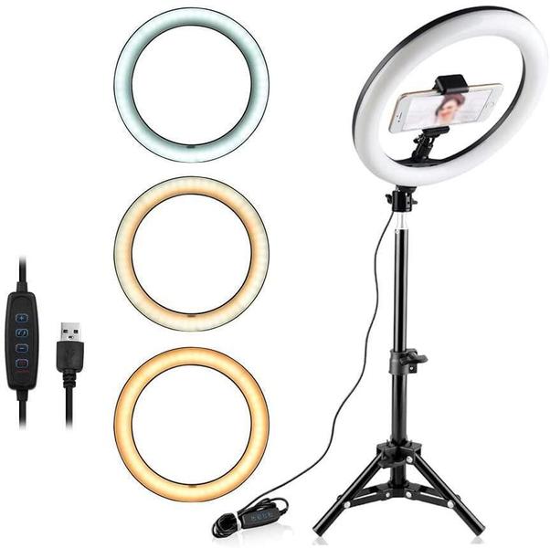 Imagem de Ring Light 26 Cm + Tripe Extensível