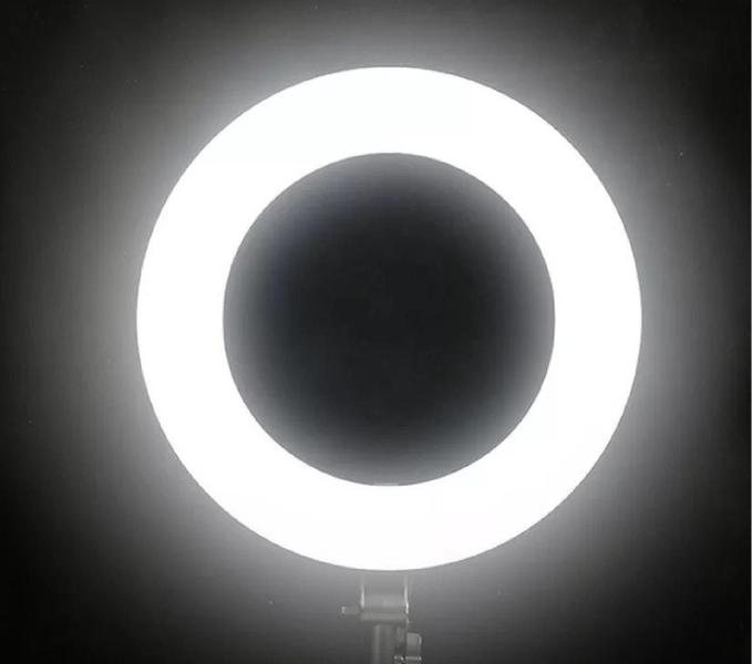 Imagem de Ring Light 6 Led Com Tripé, 16Cm De Diâmetro