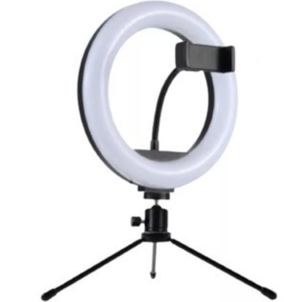 Imagem de Ring Light 8 Polegadas com Mini Tripé de Mesa