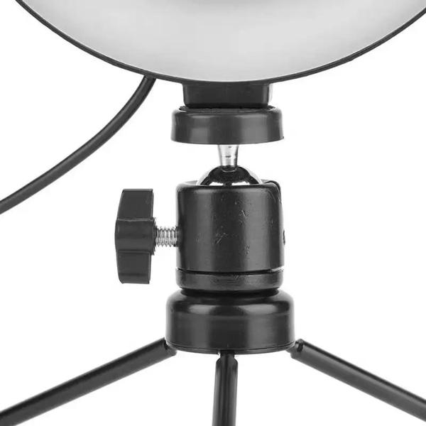 Imagem de Ring Light 8 Polegadas de Mesa com Suporte de Celular