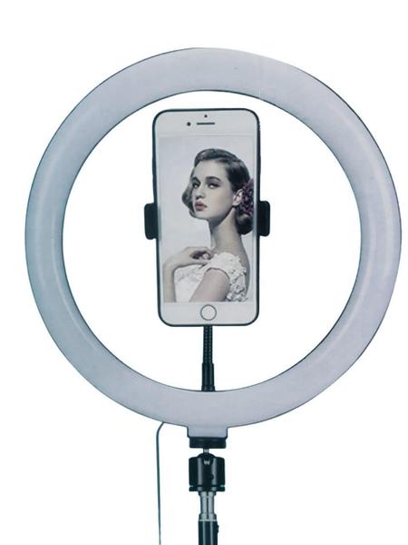 Imagem de Ring Light Com Suporte Para O Telefone De 12 Circular Led