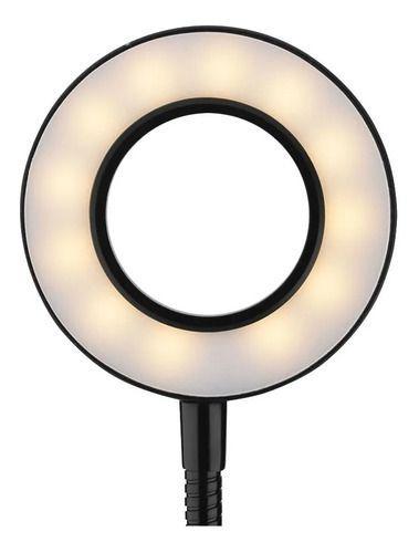 Imagem de Ring Light De Mesa Iluminador Led Com Suporte Celular