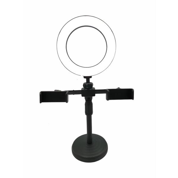 Imagem de Ring Light de Mesa Tripé Com 2 Suporte Celular Portátil Ws-868 Kit 50 Unidades