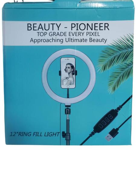 Ring Light Iluminador 12 Polegadas Suporte Celular Led Rbg - Lynx Produções Artistica Imagem de Ring Light Iluminador 12 Polegadas Suporte Celular Led Rbg