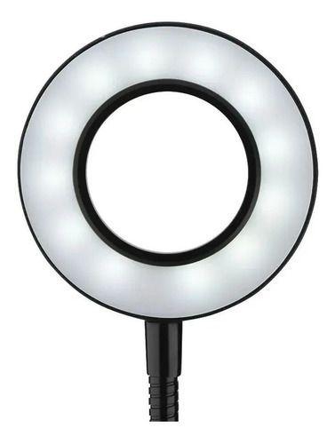 Imagem de Ring Light Iluminador Circulo Led De Mesa Com Clip On 360