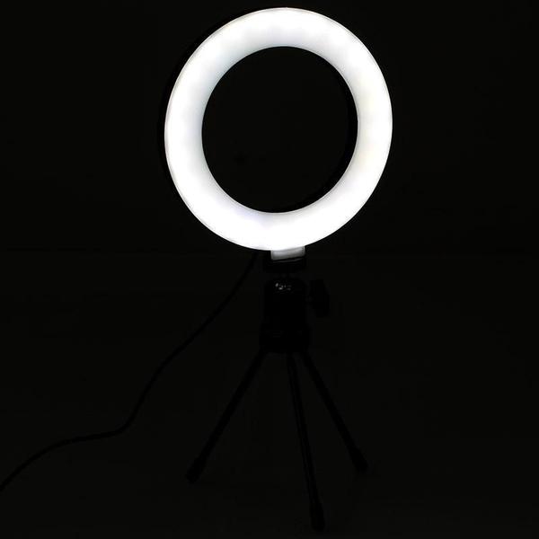 Imagem de Ring Light Iluminador Led 16Cm  + Mini Tripé