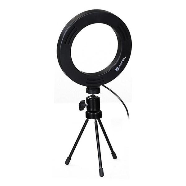 Ring Light Iluminador Led 16Cm + Mini Tripé - Tudoprafoto Imagem de Ring Light Iluminador Led 16Cm + Mini Tripé