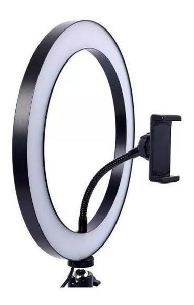 Imagem de Ring Light Iluminador Luz Led Selfie Sem Tripé Mesa 26Cm Usb