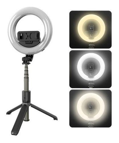 Ring Light Led Anel 13 Cm Bastão Tripé Celular Bluetooth - oem Imagem de Ring Light Led Anel 13 Cm Bastão Tripé Celular Bluetooth