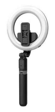 Ring Light Led Anel 13 Cm Bastão Tripé Celular Bluetooth - oem Imagem de Ring Light Led Anel 13 Cm Bastão Tripé Celular Bluetooth