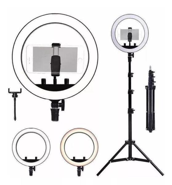 Imagem de Ring Light Led iluminador 26cm + TRIPÉ