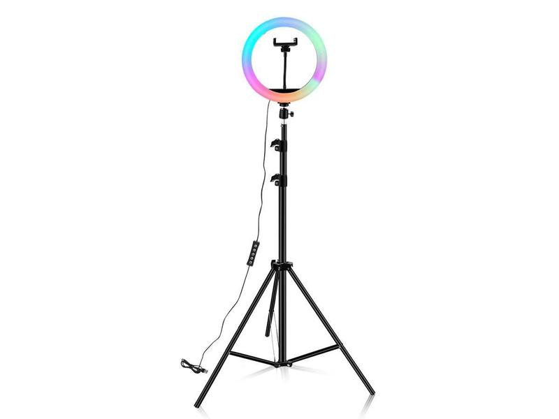 Imagem de Ring Light Led M Luz Gravar Vídeo Maquiagem Colorido Rgb26