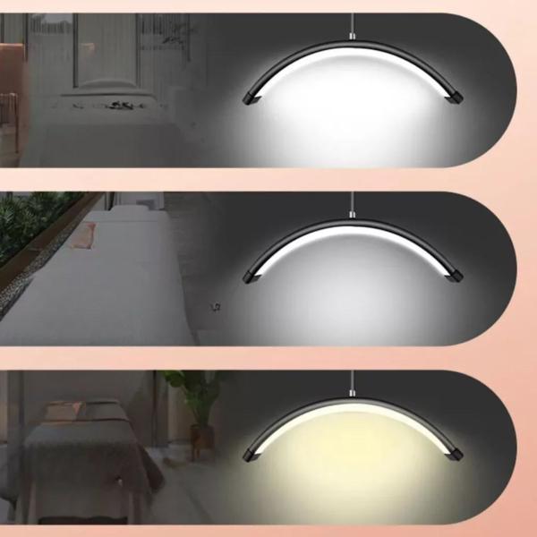 Ring Light Led Meia Lua 36W Arco Estético 60cm com Controle e Suporte Celular - HD-M6X - TUDOPRAFOTO Imagem de Ring Light Led Meia Lua 36W Arco Estético 60cm com Controle e Suporte Celular - HD-M6X