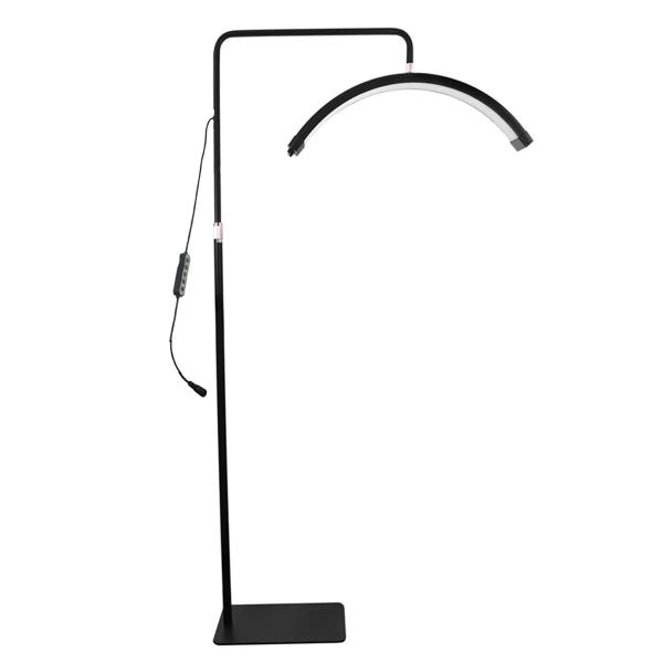 Ring Light Led Meia Lua 36W Arco Estético 60cm com Controle e Suporte Celular - HD-M6X - TUDOPRAFOTO Imagem de Ring Light Led Meia Lua 36W Arco Estético 60cm com Controle e Suporte Celular - HD-M6X