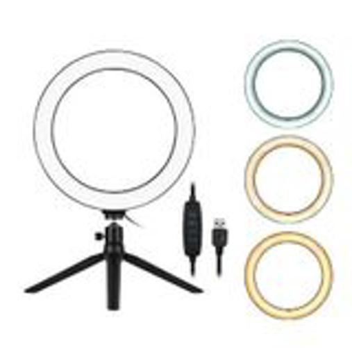 Imagem de Ring Light Luz Preenchimento Anel Led 10 Polegada Colorida