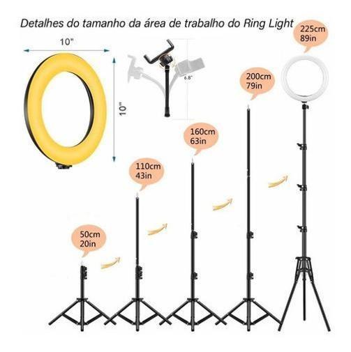 Ring Light Mlg-048A Luminaria Led- Ring Light - Marca Tomate Imagem de Ring Light Mlg-048A Luminaria Led- Ring Light - Marca Tomate