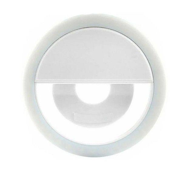 Imagem de Ring Light Portátil Selfie Celular Clip Branco - EC10080 - OEM