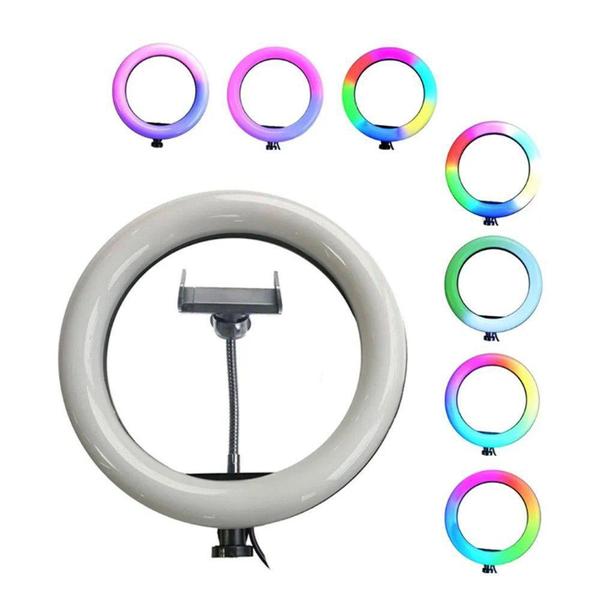 Imagem de Ring Light Rgb Iluminador 10 Pol Luz Led