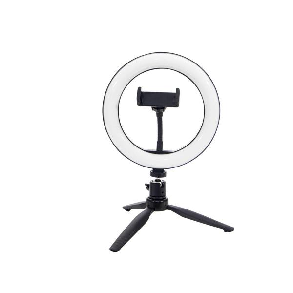 Imagem de Ring Light Tripé De Mesa Iluminador 26Cm Vídeos Maquiagem