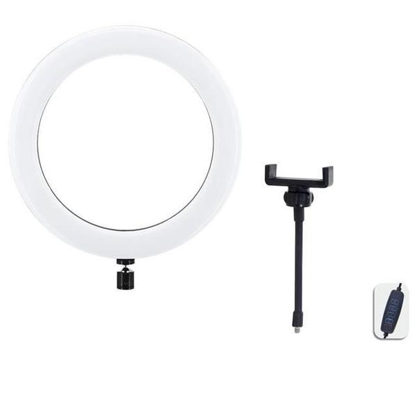 Imagem de Ring Light Tripé De Mesa Iluminador 26Cm Vídeos Maquiagem