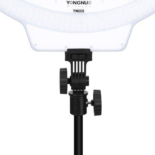 Imagem de Ring Light Yongnuo Yn608 Led (3200k-5500k) + Fonte + Tripé + Baterias