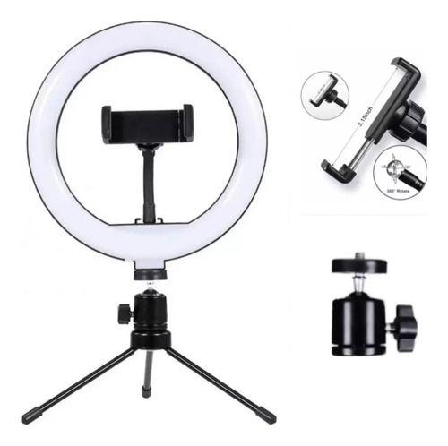 Imagem de Ringlight Iluminador De Mesa Led 20cm 8 Polegadas Estúdio