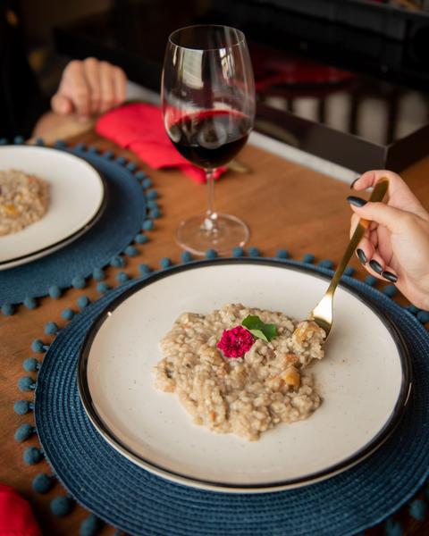 Imagem de Risoto de Pera com Castanha de Caju - 4 porções - Noopote Brasil