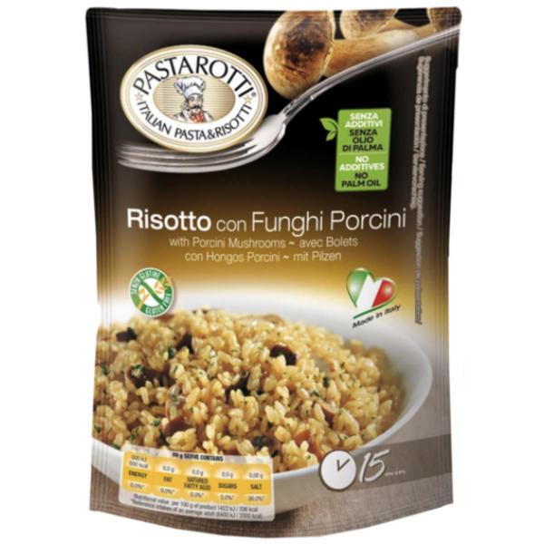 Risoto Italiano Funghi Porcini Pastarotti 175g Imagem de Risoto Italiano Funghi Porcini Pastarotti 175g