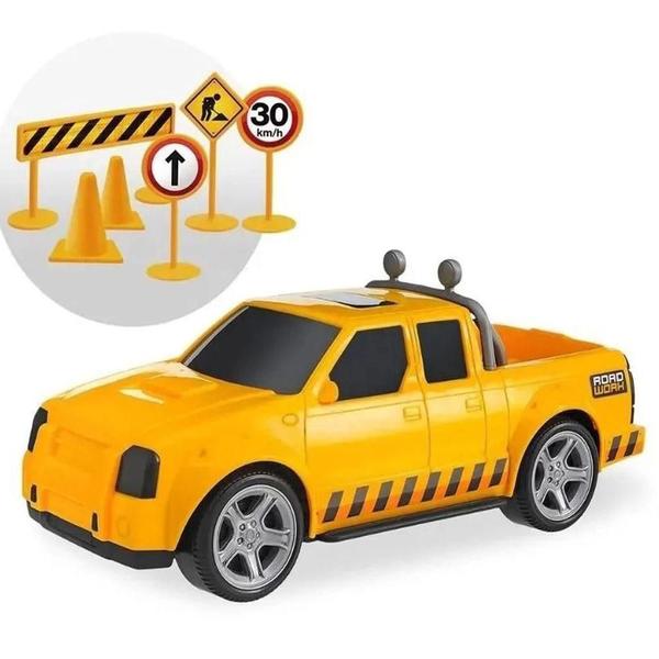 Road Work Pick UP 376 Amarelo - Usual Imagem de Road Work Pick UP 376 Amarelo - Usual