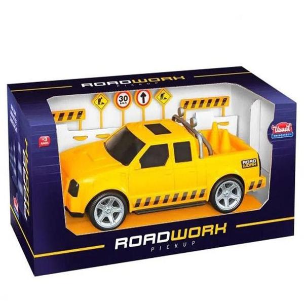 Road Work Pick UP 376 Amarelo - Usual Imagem de Road Work Pick UP 376 Amarelo - Usual